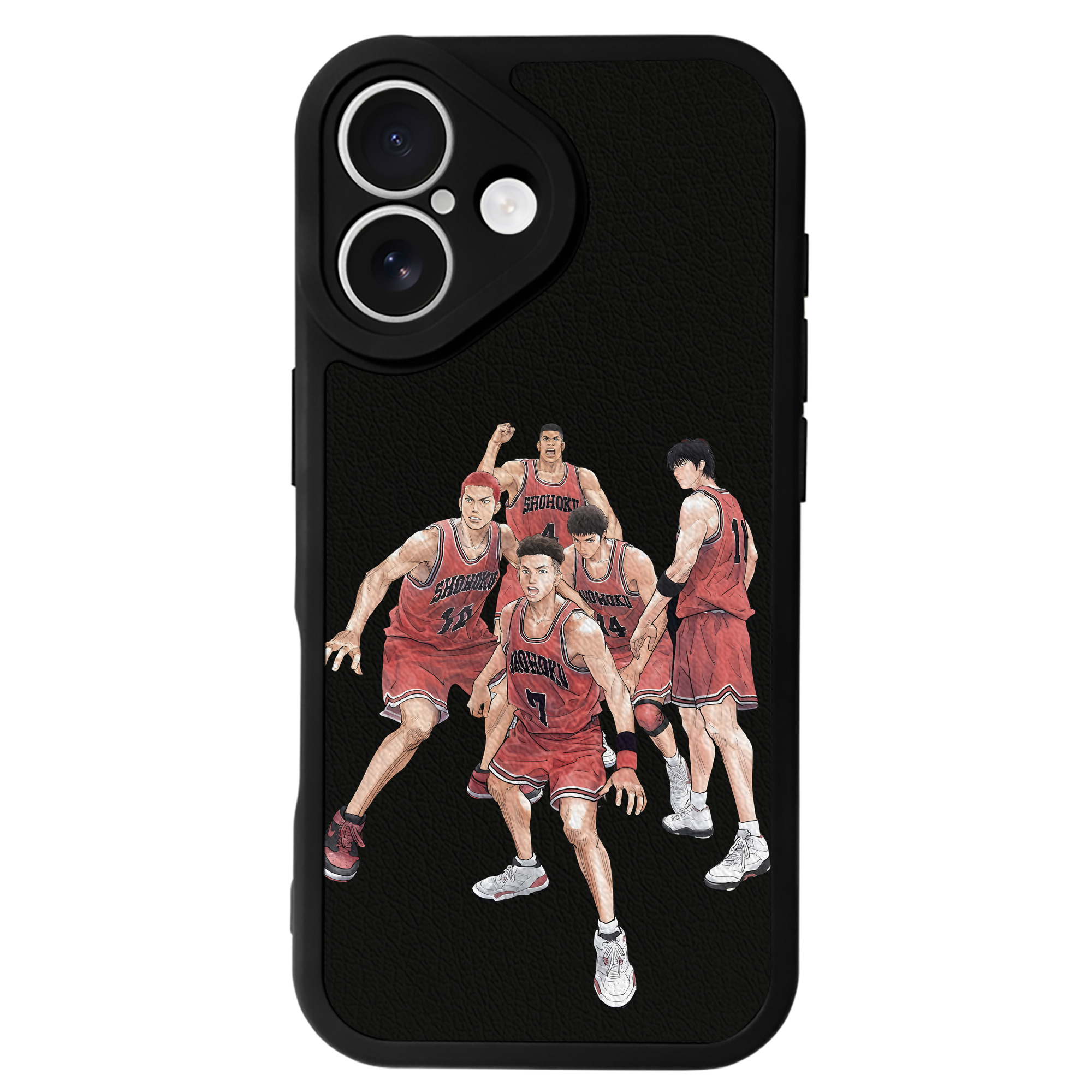 （画像用） SLAM DUNK／スラムダンク 【iPhone 16シリーズ対応】シリコンスマホケース（レザー調） 材質：シリコン
